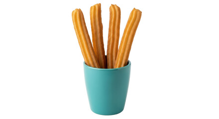 Isolated Cup of Churros