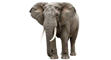 Isolated African Elephant