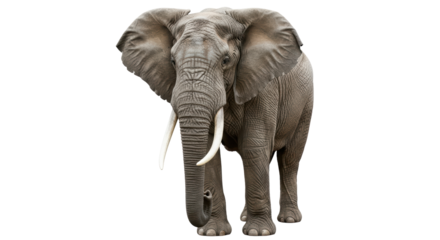 Isolated African Elephant