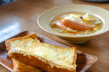 French toast breakfast / フレンチトーストの朝食
