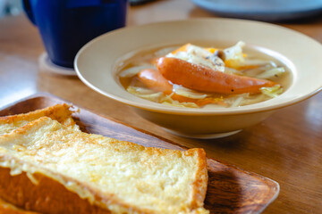 French toast breakfast / フレンチトーストの朝食
