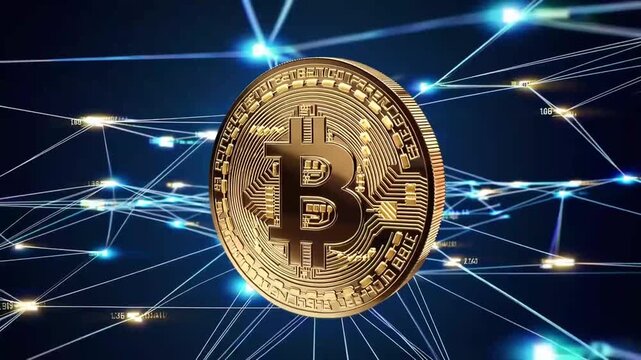 Distributed ledger encoding for cryptographic currencies bitcoin monetary financial documents, chart of the world with international commerce and digital data technology utilizing distributed ledger 