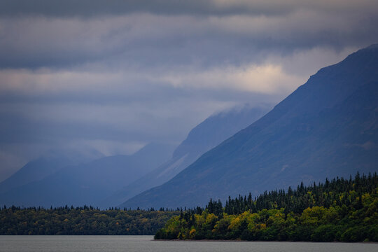 Alaska Landscape hazing morning