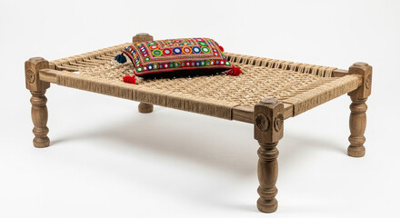 old wooden chair with wooden handle