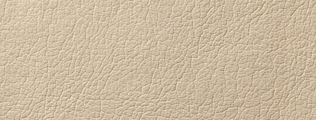 Texture of beige leather textile background, macro. Natural pattern of tan fabric. Structure of sand backdrop