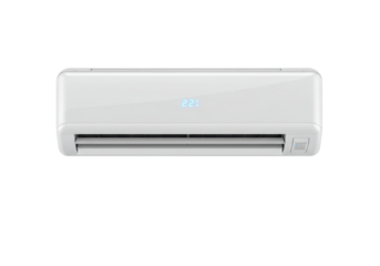 Isolated split air conditioner appliance for home or office; climate control, air conditioning