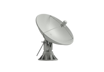 Isolated Antenna Equipment, Communication Satellite Dish, Receiver Signal, Radio Technology