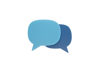 Isolated communication bubble design representing a discussion concept, message icon set