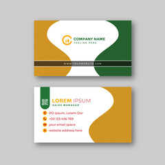 Food business card template