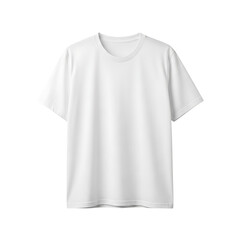 Blank White T-Shirt Mockup Apparel Design Template for Print-on-Demand
