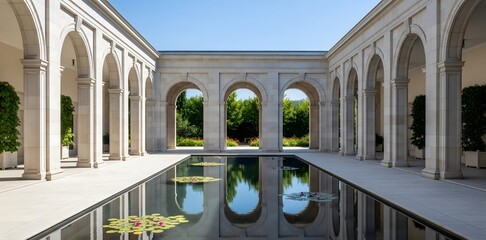 Courtyard with Reflecting Pool