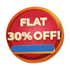 3D Black Friday Sale Badge Label Design for Discount and Promotion Banner