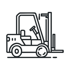 Forklift transportation in logistics and warehouse operations