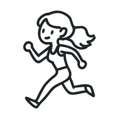 Woman exercising during a fitness routine in a dynamic style