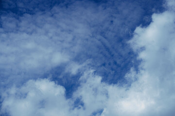 blue sky with clouds