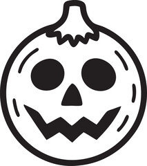 Halloween silhouette element vector 3