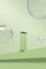 Green and eco-friendly product mockup