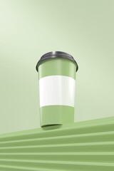 Green and eco-friendly product mockup