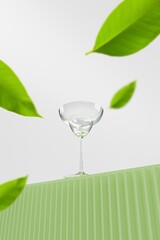 Green and eco-friendly product mockup