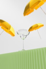 Green and eco-friendly product mockup