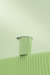 Green and eco-friendly product mockup