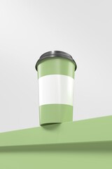 Green and eco-friendly product mockup