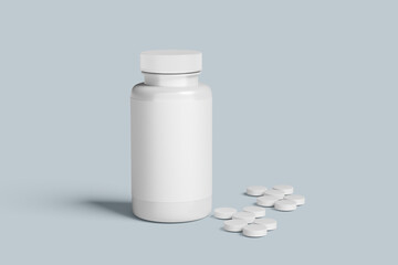Pills Bottle Mockup