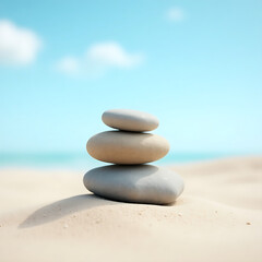 Minimal Zen Wellness Stones