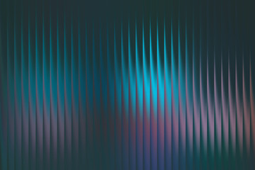 Ribbed fractal luminous gradient abstract background with yellow orange glowing reflections and glossy smooth glass design for wallpapers and modern art