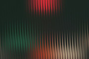 Ribbed luminous gradient abstract background with glossy blue green reflections and smooth futuristic texture for wallpaper and creative design