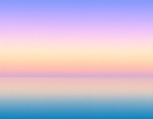 Pastel Sunset Ocean Reflection.