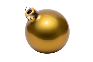 A gold ornament with a gold chain hanging from it