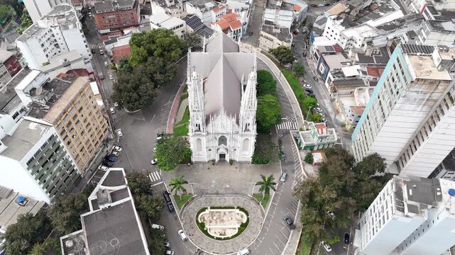 Catedral Metropolitana Nossa Senhora da Vitoria, Vit&oacute;ria, Espirito Santo, Brasil! Uma imagem de drone!