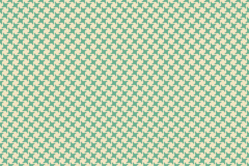 Elegant teal and cream houndstooth pattern.  Perfect for textile design, website backgrounds, or fashionrelated projects.