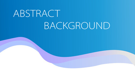 Modern Abstract Wave Background with Gradient Blue Flow Vector Design
