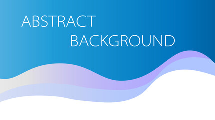 Abstract Wavy Blue Background Vector