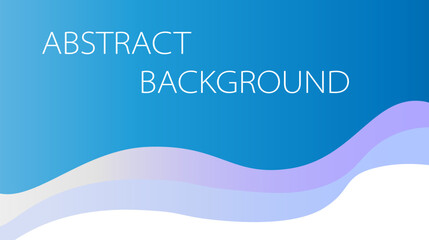 Abstract Blue Gradient Background with Smooth Modern Vector Design