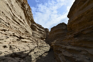 Fototapeta premium Geomorphic Scenery Desert in Xinjiang, China