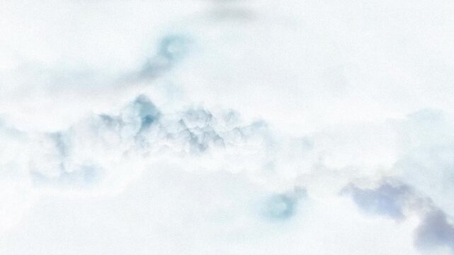4K Cloud Tunnel Animation with Film Grain Effect