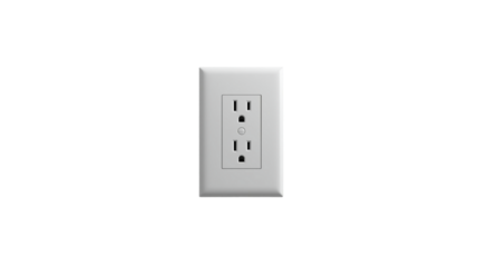 Realistic Three Prong Electrical Wall Outlet Power Socket Installation