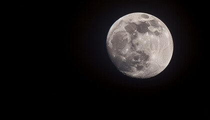 Obraz premium full moon against a backdrop