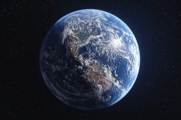 Fototapeta premium The Battle for a Sustainable Future Amid Contrasting Planetary Realities