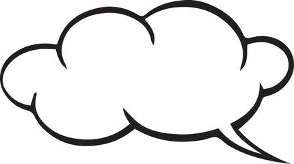  Hand Drawn Comic Speech Bubble – Vector Doodle Style Talk, Thought & Chat Balloons	