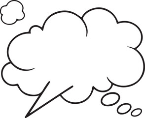  Hand Drawn Comic Speech Bubble – Vector Doodle Style Talk, Thought & Chat Balloons	