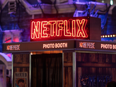 Vibrant Netflix Photo Booth at Gamescom 2025 in Cologne