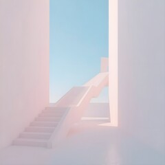 Obraz premium Minimalist building for photography 