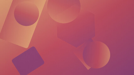 abstract colourful gradient background wallpaper with abstract shapes