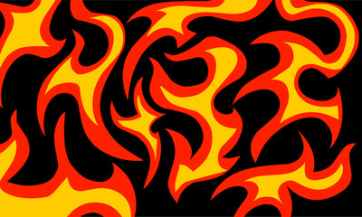 Abstract Flame Pattern Background