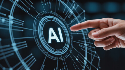 Artificial intelligence ai technology concept digital transformation and machine learning 10101