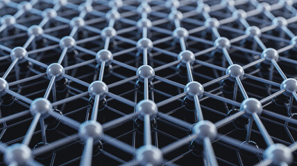 Molecular structure graphene nanotechnology network science atom connection research design